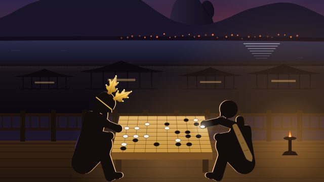 제24화 바둑 두는 스님 도림 대표 그림
